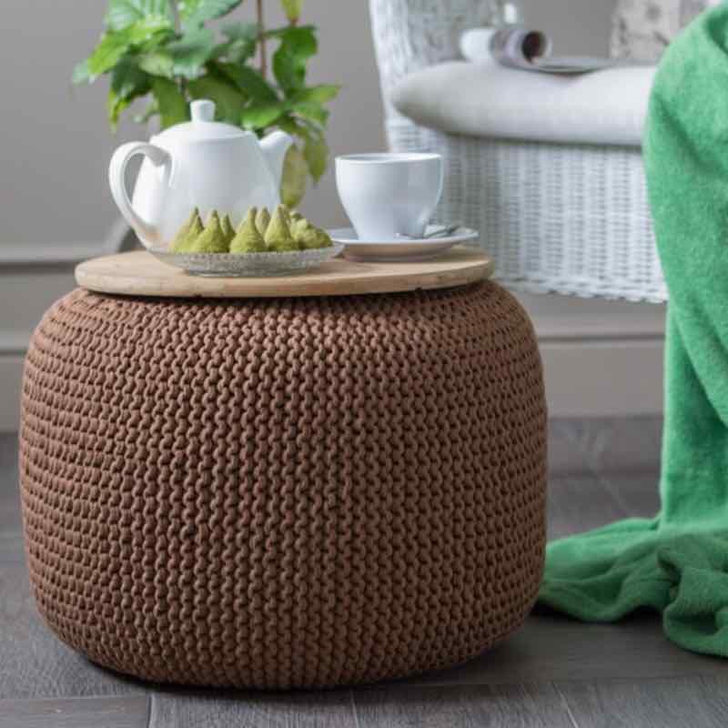 Knitted Pouffe - For Which Needs ?