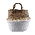 WooCar White - Large Laundry Basket in Woven