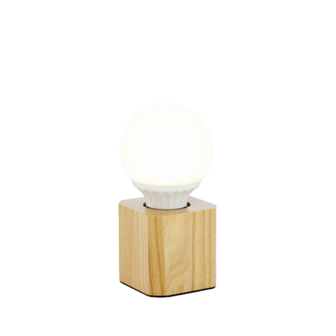 Contemporary Bulb Table Lamp Målasp Brown