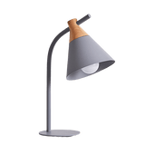 Contemporary Industrial Table Lamp Regist Gray