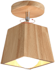 Trähuv Brown Non Flush Mount Ceiling Light 222