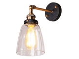 Skaala Glass - Brass Wall Lamp With Swing Arm