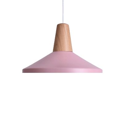 Suspended Light Fixture Detail - Alltfö Pink