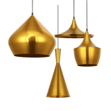 Antique Brass Hanging Light Fixture - Antals Gold
