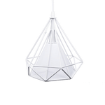 Geometric Hanging Light Fixture - Däreft White