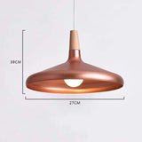plug in pendant light endast copper 399