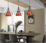 hanging light fixtures nyarbe black red 428