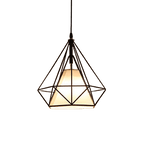 Hanging Light Fixture Black and White - Nyarbe Black & White