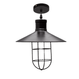 Vintage Lantern Hanging Light Fixture - Samtal Black