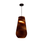 Hanging Drum Light Fixture - Svarsk Brown