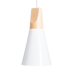 Hanging Light Fixture Wood - Tillba White