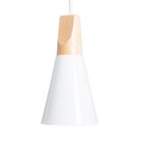 Hanging Light Fixture Wood - Tillba White