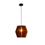 Natural Hanging Light Fixture - Växast Brown