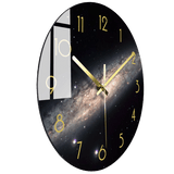 Bästti Large Modern Wall Clock Glass