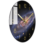Kunnap Large Modern Wall Clock Glass