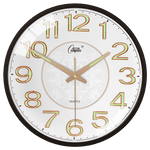 Planen Large Modern Wall Clock Black