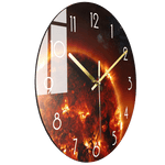 Resten Large Modern Wall Clock Glass