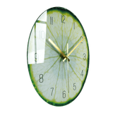 Starks Large Modern Wall Clock Glass