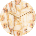 Tabell Large Modern Wall Clock Glass