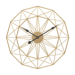 Underh Large Modern Wall Clock Gold