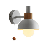 Ändesä White - Wall Sconce With On Off Switch