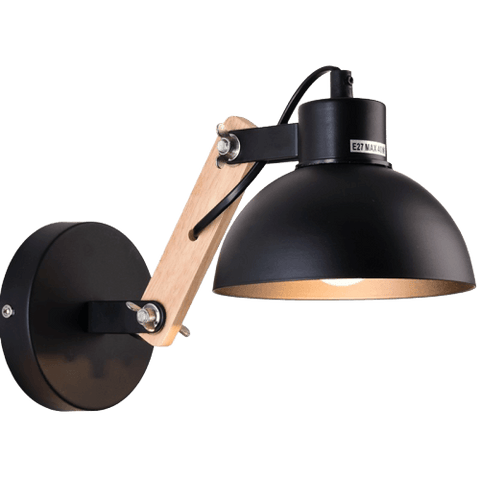 Ivi Black - Adjustable Wall Light