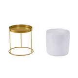 Vagga Gold - Plant Pot and Stand