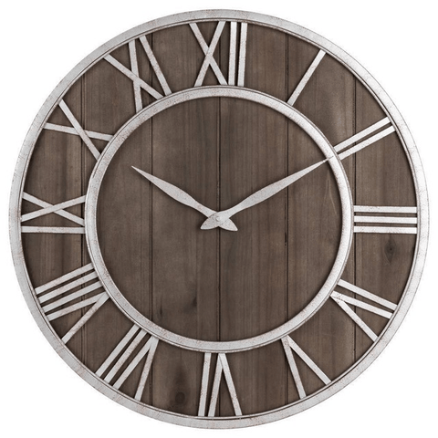 klocka Wall Clock In Wood Wood