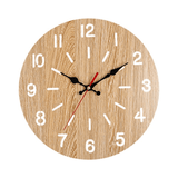 vän Wall Clock In Wood Wood