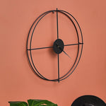 Lettin - Black  Large Modern Wall Clock