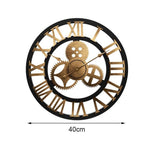 Kedje - Rustic Oversized Wall Clock