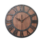 Ärganti Black - Rustic Oversized Wall Clock