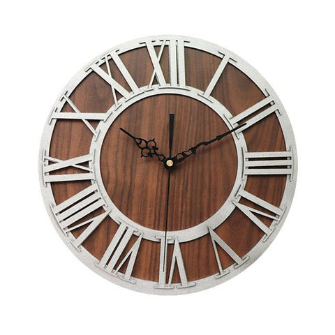 Ärganti White - Rustic Oversized Wall Clock
